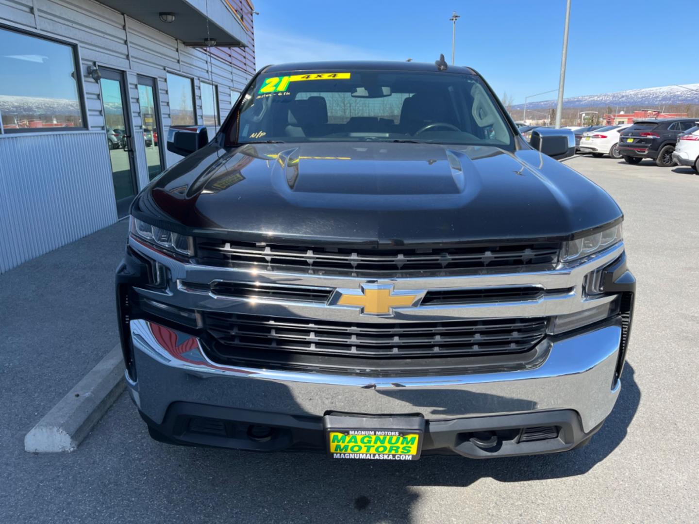 2021 BLACK /Black CHEVROLET SILVERADO 1500 LT (1GCUYDED3MZ) with an 5.3L engine, Automatic transmission, located at 1960 Industrial Drive, Wasilla, 99654, (907) 274-2277, 61.573475, -149.400146 - Photo#6